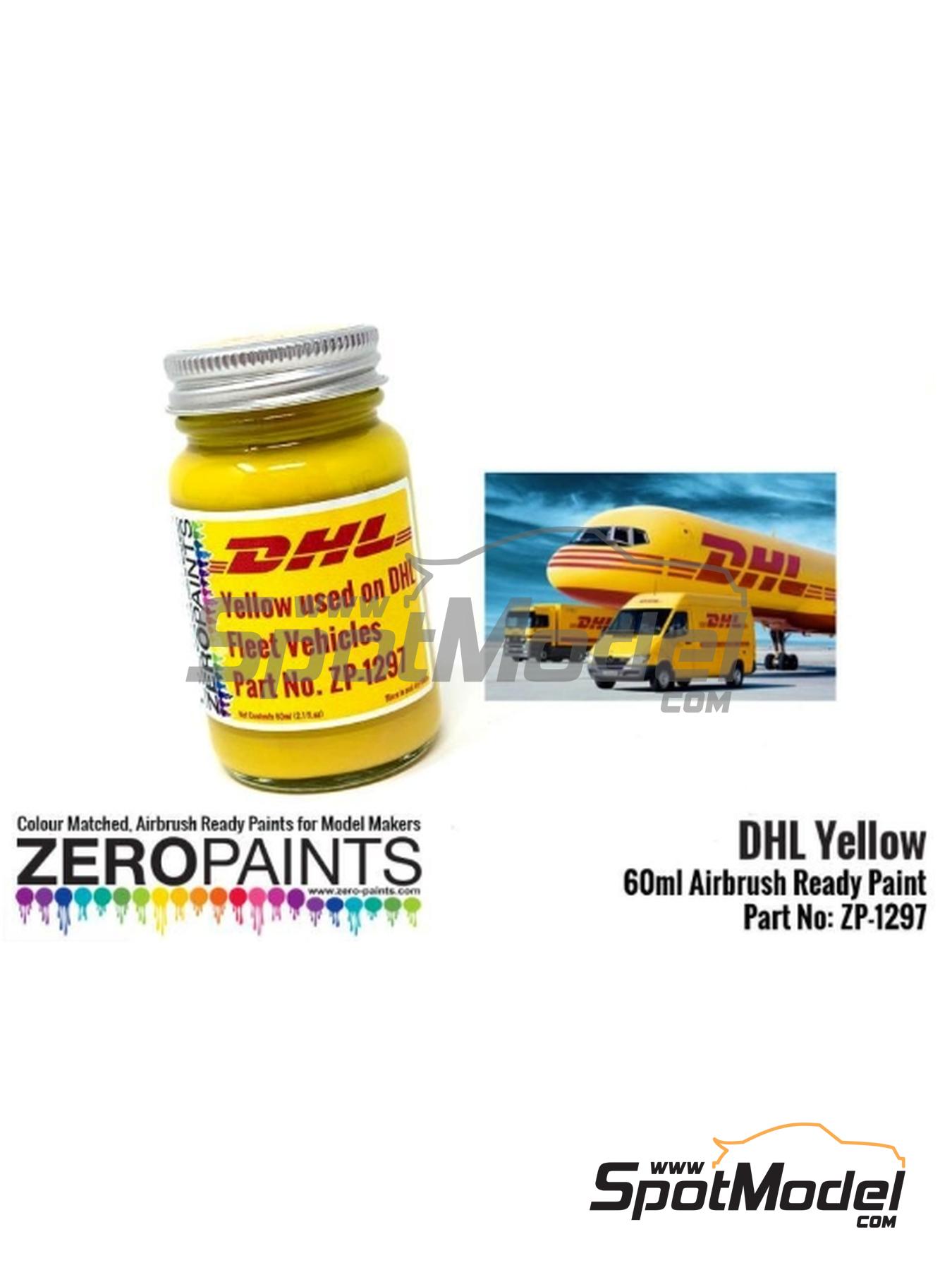 Zero Paints ZP-1297/30: Paint for airbrush DHL yellow 1 x 30ml
